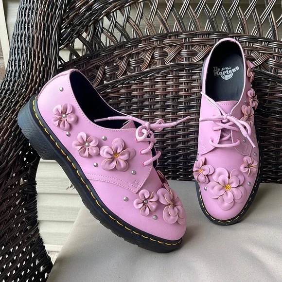 Dr. Martens | Shoes | Dr Martens 461 Flower Mallow Pink Hydro 11
